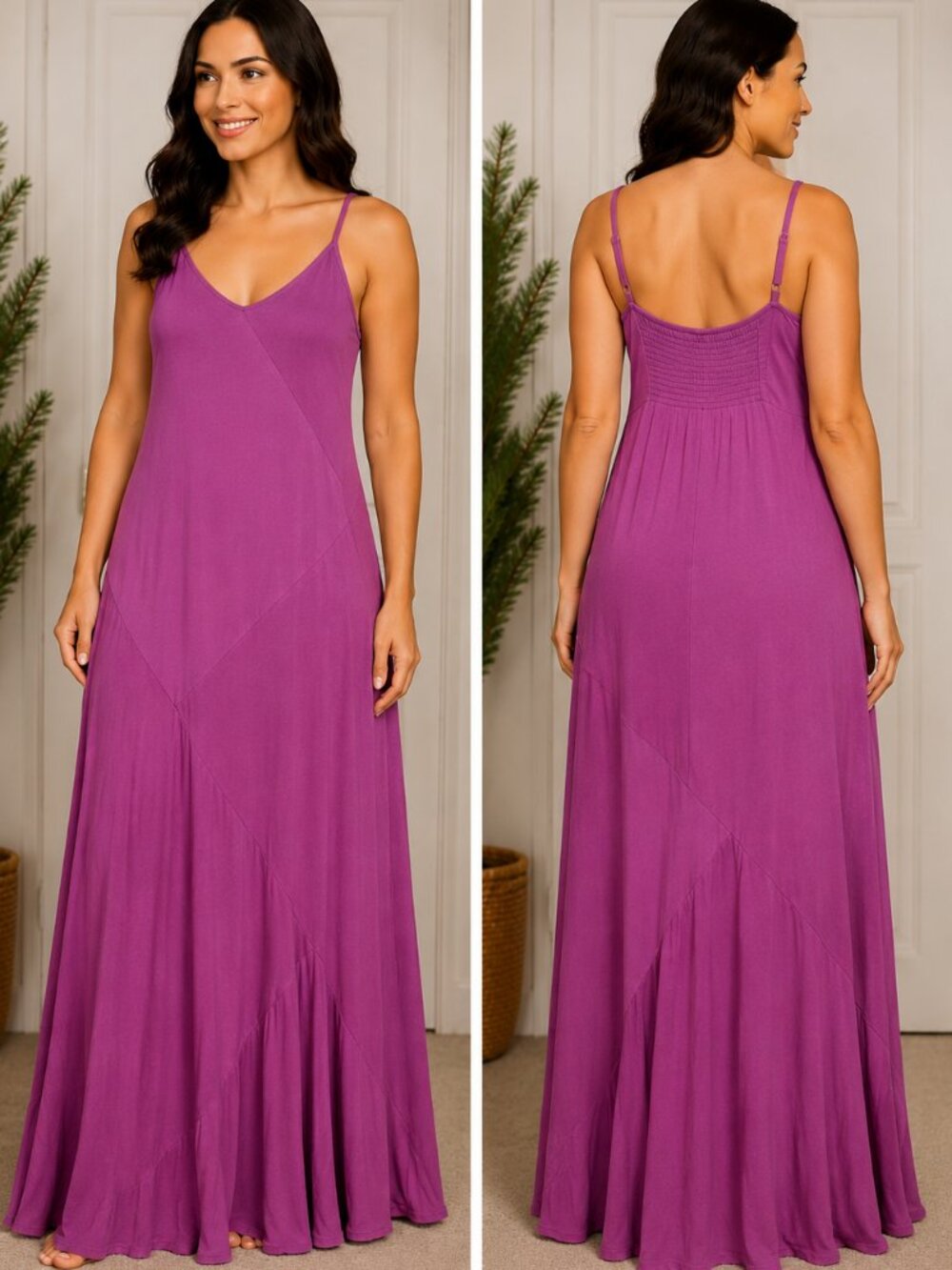 Title: Mossimo Supply Co Purple Maxi Dress Y2K Boho Stretch Sleeveless Festival